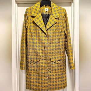 Cabi Yellow Regency Houndstooth Jacket
